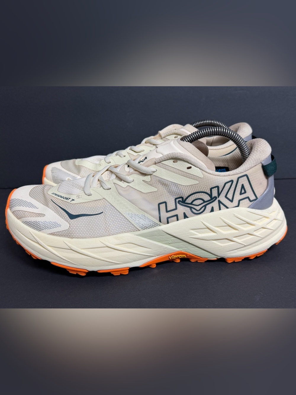 Size 10D - Hoka One One Hoka Speedgoat 7 Vintage Yellow RARE BARELY WORN